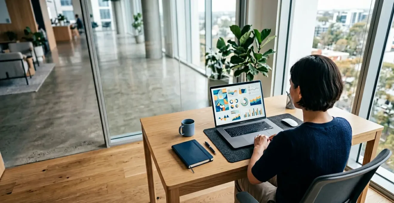 Interface logiciel de courtage moderne avec visualisation données clients et contrats