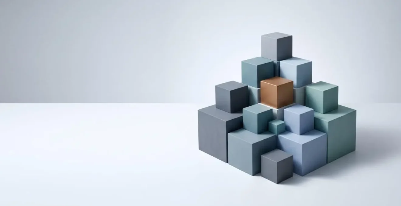 Représentation visuelle de l'architecture modulaire du calcul du SCR avec focus sur l'agrégation des risques