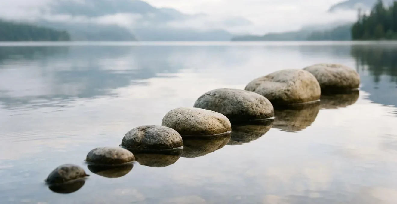 Représentation visuelle de l'apprentissage séquentiel du Gradient Boosting à travers une métaphore de pierres empilées.